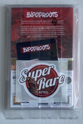 Bloodroots (Nintendo Switch, Super Rare, New & Sealed, MINT