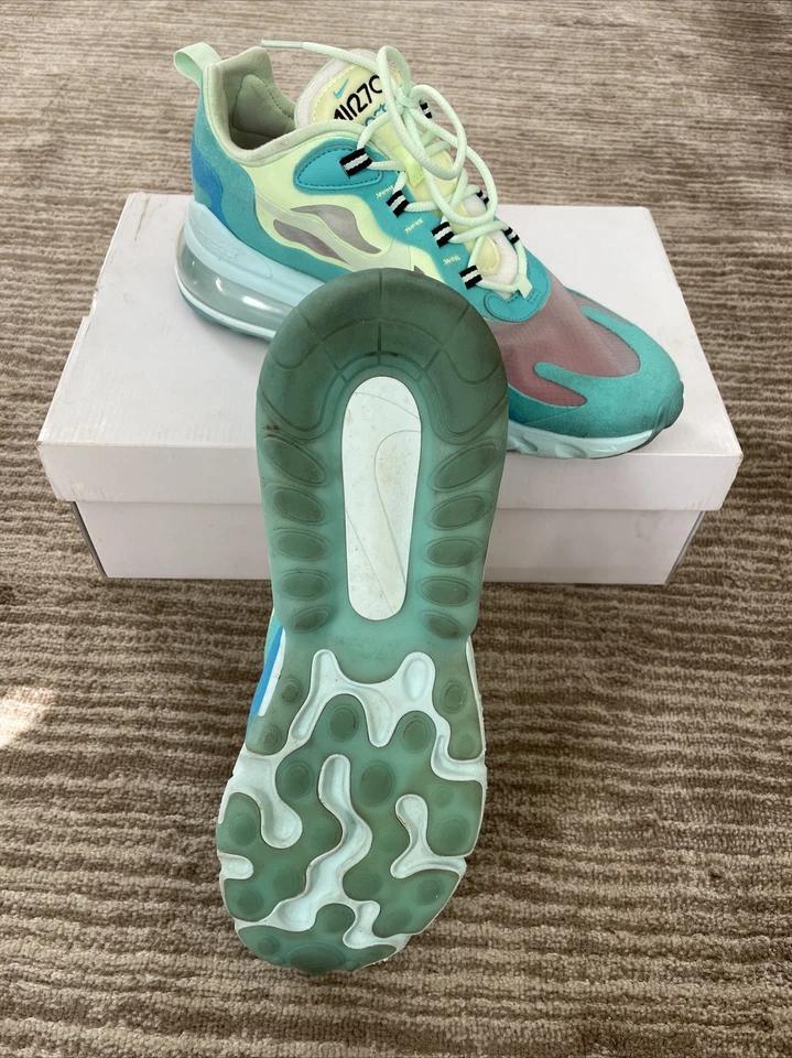 Zapatos para correr Nike Air Max 270 React Hyper Jade para hombre talla 10 AO4971-301 Foto 4 de 4