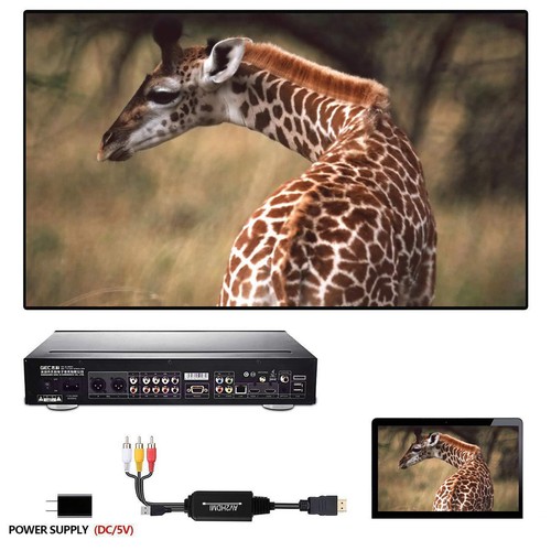 RCA to HDMI Converter, Composite to HDMI Adapter Support 1080P PAL/NTSC A - Picture 13 of 13