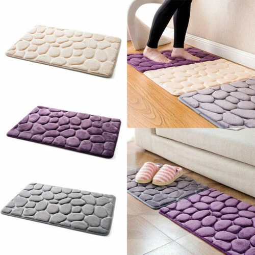 Tappeti, tappetini da bagno e copriwater in tessuto in gomma