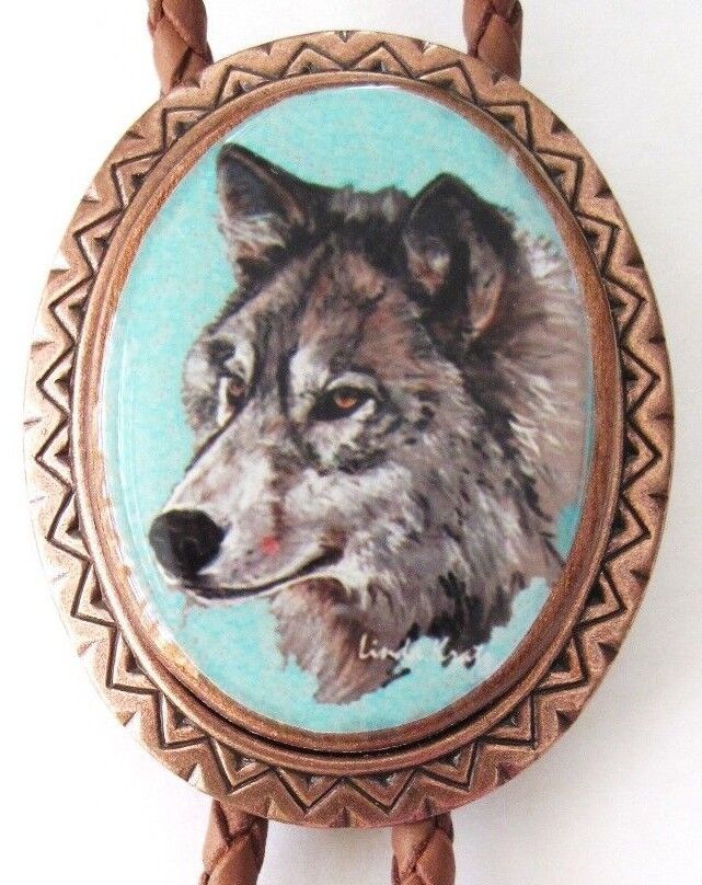 Classic Wolf Bolo Tie Free shipping / New gift