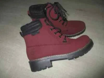 NEW RIEKER TEX Ankle Boots - Choice of Size - Burgandy