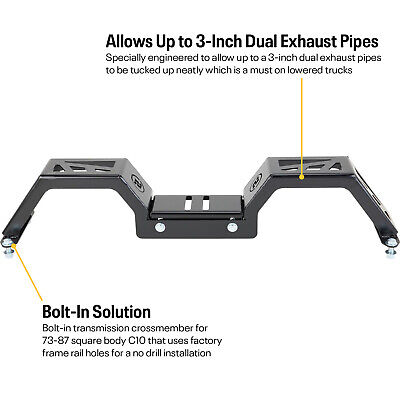 C10【♯043】MicroAce TorqLink™ 73-87 C10 Square Body Transmission Crossmember | eBay