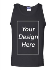 Add Your Own Text Design Custom Personalized Adult Tank Top