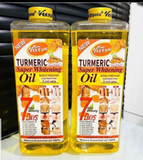 2X ORIGINAL Veet Gold Turmeric Super Glowing Body Corrector Oil 1000ml