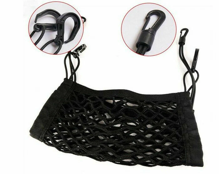 2-слойное автомобильное сиденье сетка для хранения груза/органайзер эластичная сетчатая сумка изоляция домашних животных собак - Изображение 4 из 4