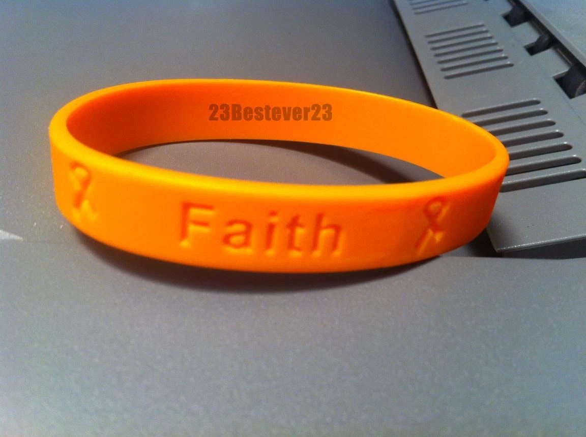 Top more than 73 orange rubber bracelets - ceg.edu.vn