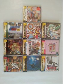 Sega Saturn Lot 10 Brand New Sealed Games Virtua Fighter Remix Dark Savior NTSCJ