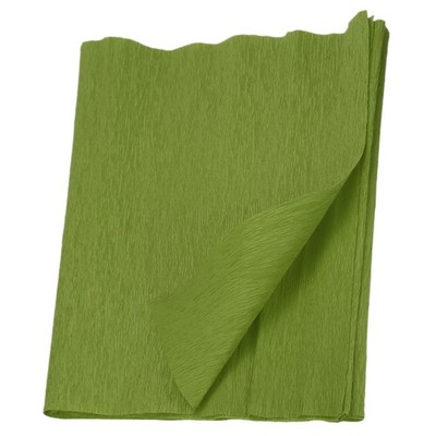 Crepe Paper Roll Crepe Paper Decoration 7.5ft 20 Inch Wide Olive Green
