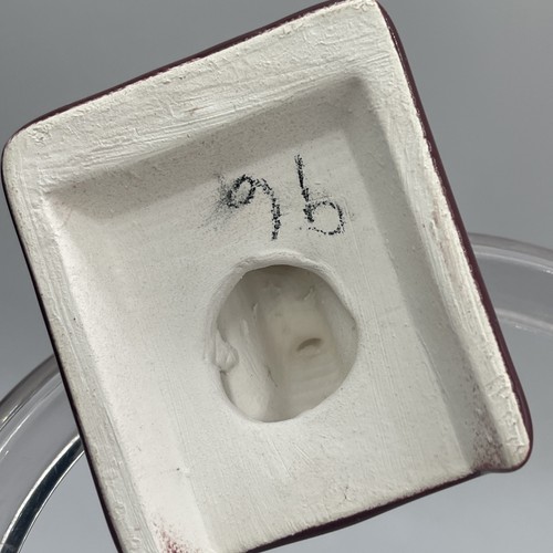 NOS Porcelain Bathroom Wall Mounted Towel Ring Renovation Rose Red - Picture 5 of 9