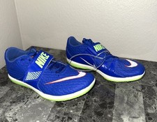Size 10.5 - Nike Zoom HJ High Jump Elite Track Spikes Racer Blue 806561-400 Men'