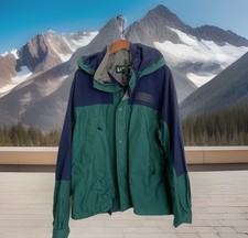 VTG Mens Ebtek Eddie Bauer Gore-Tex L Rain Jacket Waterproof Coat Windbreaker