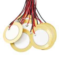 20Pcs 27mm Piezo Discs with 3.81" Leads Mic Drum Trigger Acoustic Pickup CBG Gui