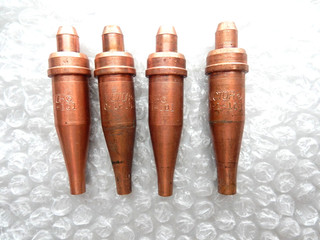 Victor Lot of 4 Victor Cutting Torch Tips 000 1 101 00 1 101 0 1 101 1 1 101