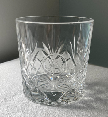 Woodford Reserve Bourbon Glencairn Crystal Rock Glass Low Ball Old Fashion 10 oz