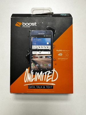 Kyocera Hydro Reach 4G LTE 8gb Android Boost Mobile Black cellphone C6743