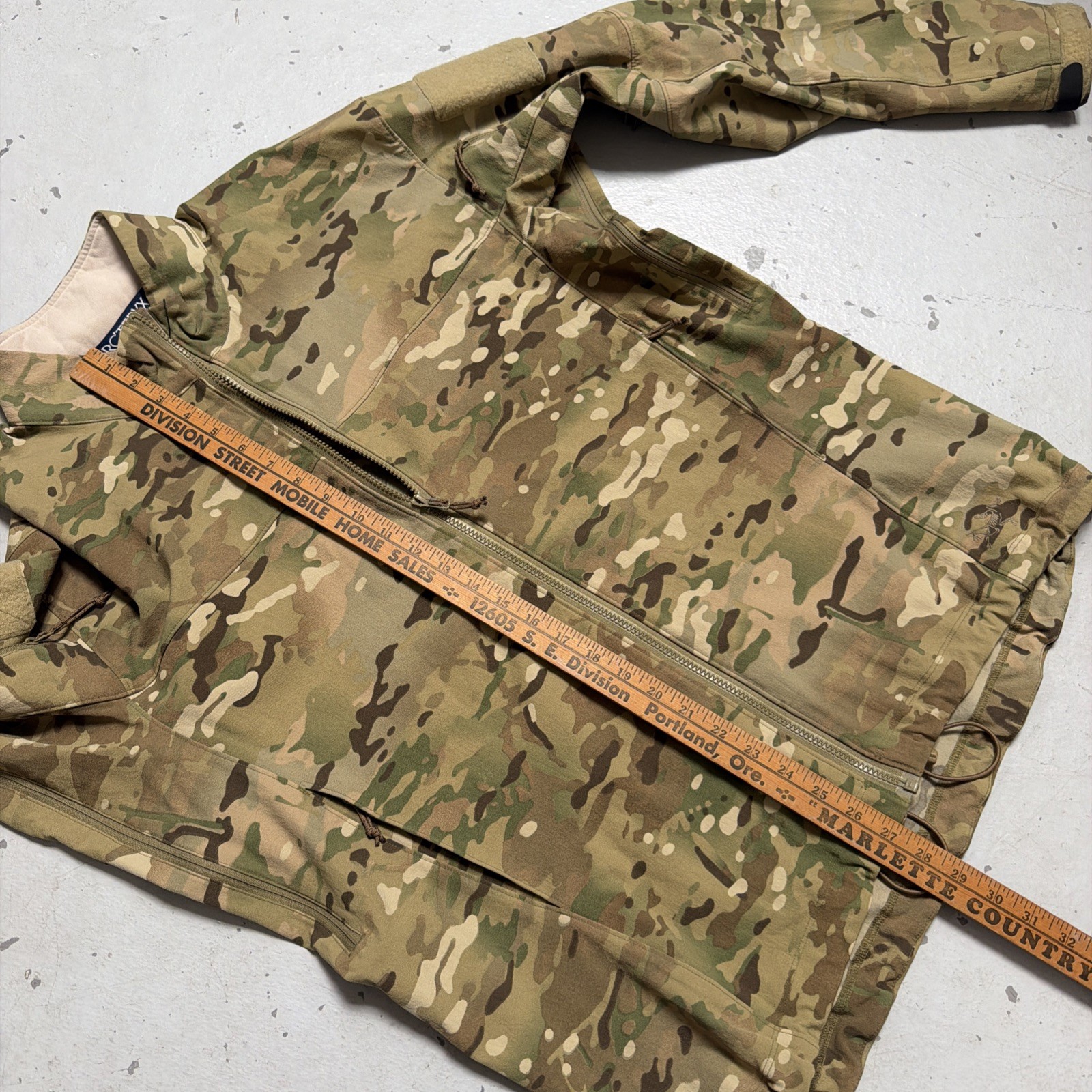 Arcteryx Leaf Multicam Softshell Nylon Tactical Jacket Made USA XL RARE EUC image 7