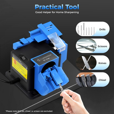 #ad #ad Electric Sharpener Multi Task Knife Scissor Drill Bit Chisel Sharpening Machine $51.55