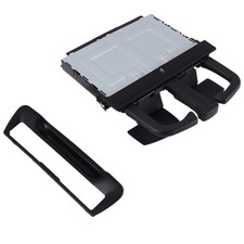 Rear Armrest Cup Holder Surround Trim Set Black Fit for- A6 / A7 2011-20161447