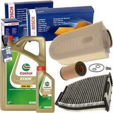 BOSCH FILTERSET+CASTROL 5W30 ÖL passend für MERCEDES W/S204 GLK X204 180-250CDI BOSCH FILTERSET+CASTROL 5W30 ÖL passend für MERCEDES W/S204 GLK X204 180-250CDI