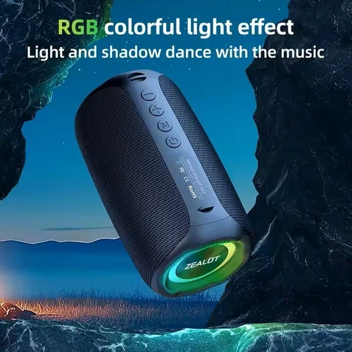 Zealot M2 Portable Bluetooth Speaker,  Wireless, RGB Light, Authorised Reseller - Picture 9 of 10