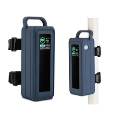 Silicone Protective Case Cover For Anker Prime 27650mAh Power Bank w/ Tube Strap