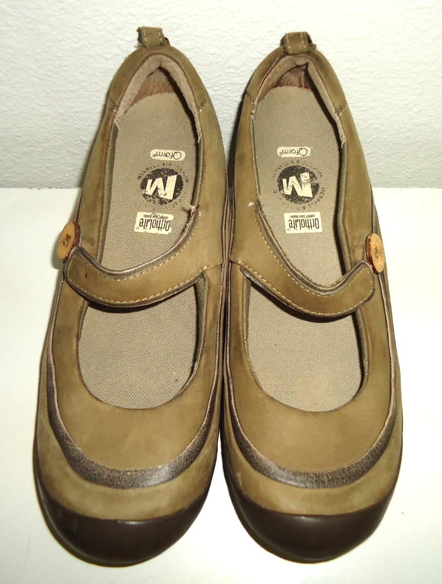 Merrell Plaza Emme Smoke Mary Jane scarpe comode da donna taglia 6 36