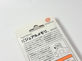 SEGA Dreamcast Visual Memory Unit VMU White 1998 Japan Rare w/ Instructions Test