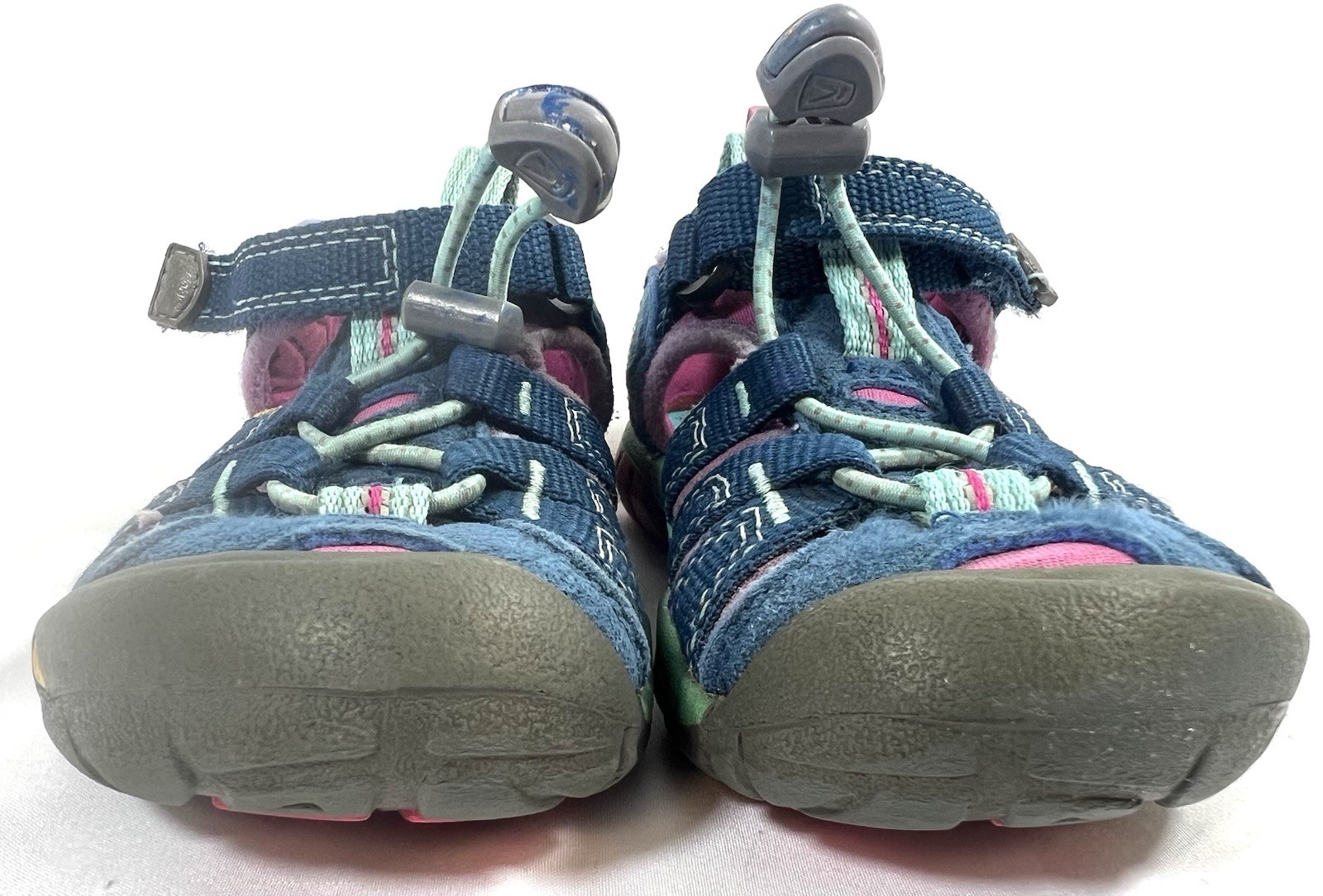 Sandalo sportivo impermeabile Keen blu rosa Seacamp cinturino regolabile bambina taglia 8 5