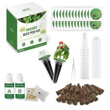 80Pcs Hydroponics Pods Kit: Grow Anything Kit with 26 Grow Sponges, 12 Grow B... 0.46 per gallon