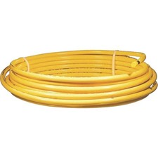 B&K 3/8 In. OD x 50 Ft. Yellow Plastic Coated ACR Copper Tubing DY06050 Mueller