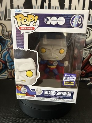 Funko Pop! Bizarro Superman #474 - WB100 SDCC 2023 Summer Exclusive - Gewölbt