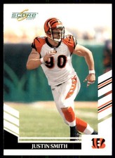 2007 Score Justin Smith Cincinnati Bengals #191
