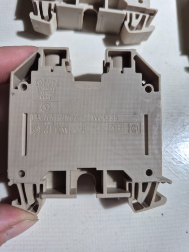 5 MORSETTIERA WEIDMULLER 600V AWG 12 A 2 WDU 35MM - Foto 2 di 8