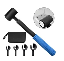 4 in 1 Door Hinge Gap Adjustment Tool Wrench Set Made Of Heavy Gauge Thick Steel