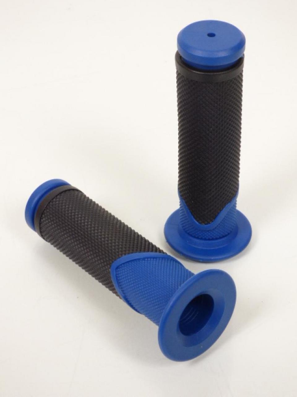 Grip guidon moto en caoutchouc noir et bleu antidérapant pour scooter