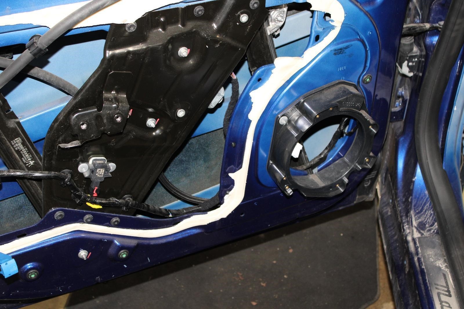 14-17 Ghibli Blue Left LH LF Front Driver Side Door w/o Glass Factory OEM WTY OE