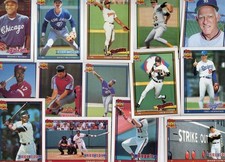 44 1991 TOPPS Baseball lot ROGER CLEMENS Jack Clark Orel Hershiser Joyner Sparky