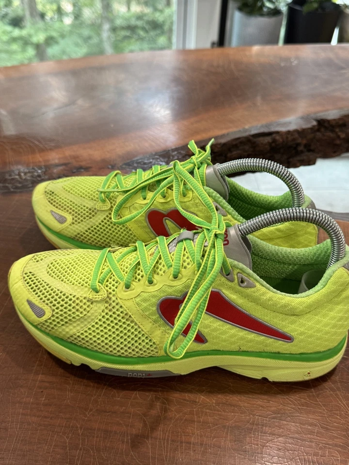 Zapatos de carretera Newton para correr para mujer amarillo neón/rojo W000615 talla 8,5 EU 39,5 Foref Foto 3 de 4