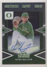 2020 Panini Elite Extra Edition College Tickets Signatures Ryne Nelson Auto 0cv