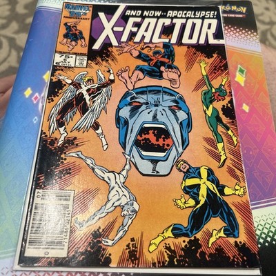 Marvel Comics X-Factor #6 Apocalypse Cyclops Copper Age Newstand