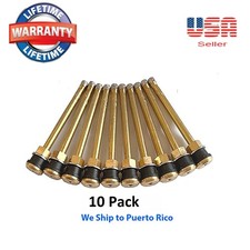 10 Kits Tr573 Truck Tire Valve Stem Wheels 22.5 24.5 For Rim .625.l 4.527