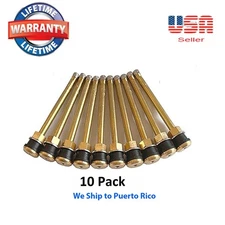 10 Kits TR573 Truck Tire Valve Stem Wheels 22.5 /24.5 For Rim Φ.625".L: 4.527" 