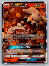 Heatran GX 25/236 Near MINT Ultra Rare Unified Minds Pokemon TCG Card