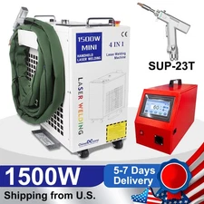 US Stock BWT 1500W 4 in 1 Fiber Laser Welder Soldering Cleaning Cutting Machine
