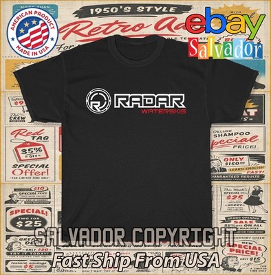 New Tee Shirt Radar Skis Water Skis Logo Men's T-Shirt American T-Shirt