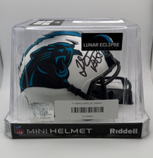 Thomas Davis Sr. Signed Panthers Mini Helmet Lunar Eclipse Alt Beckett BAS COA