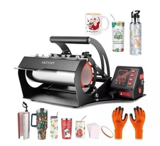 AKEYDIY Mug 11-16 Oz Can Tumbler 16-30 Oz Heat Transfer Press Sublimation Vinyl