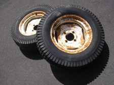 Wheel Horse Gt-14 Tractor Original Rear Tires Rims Wheels 27x9.50-15