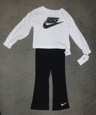 Nike Girls 2 Piece Set Shirt and Pants - Size 6 - NWT